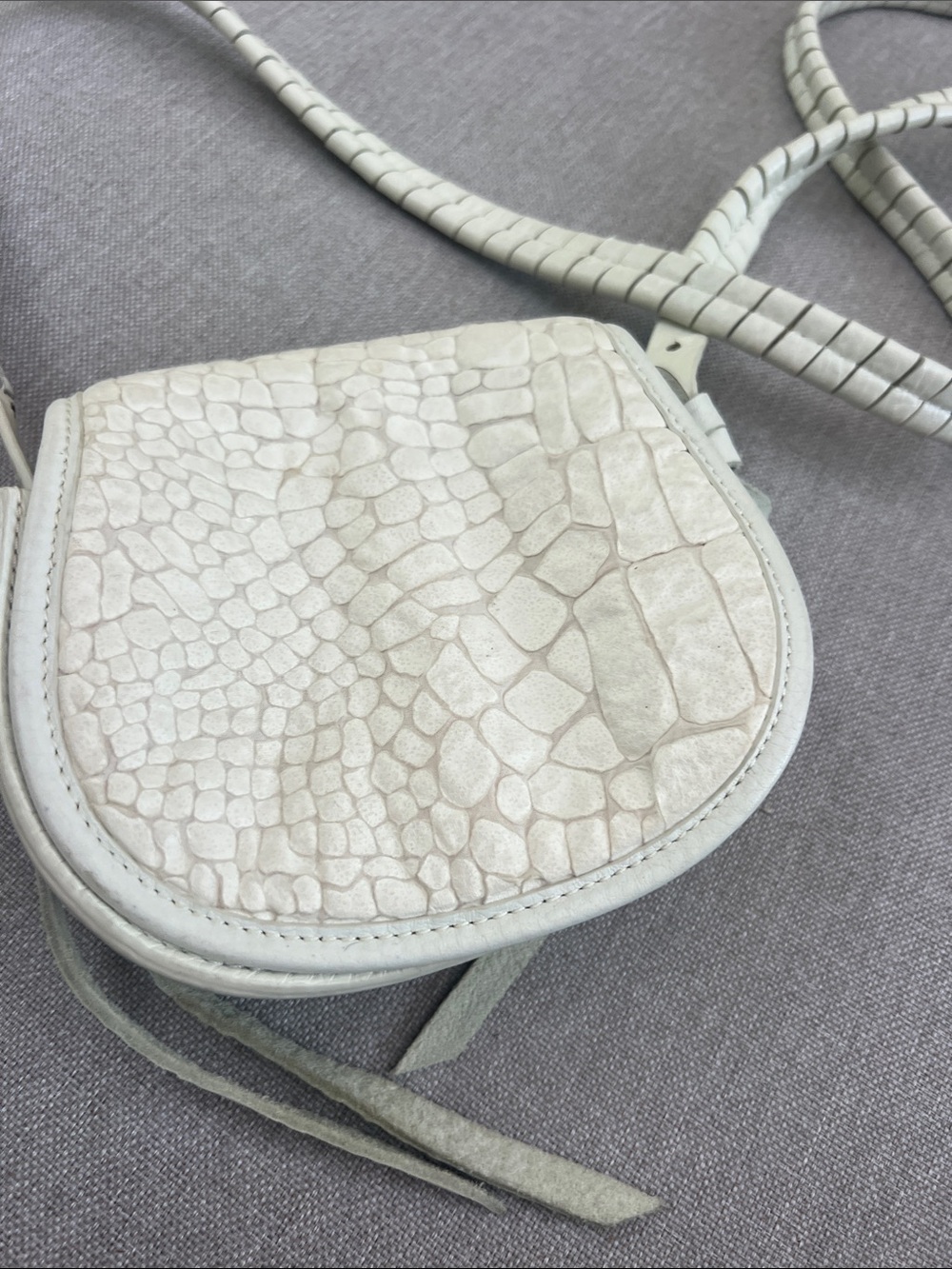 Lacoste Mini Crossbody Bag in White